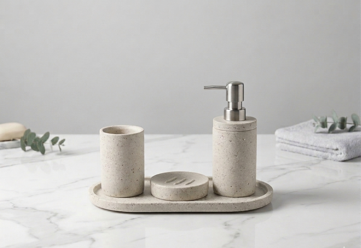 Terrazzo Bathroom Set