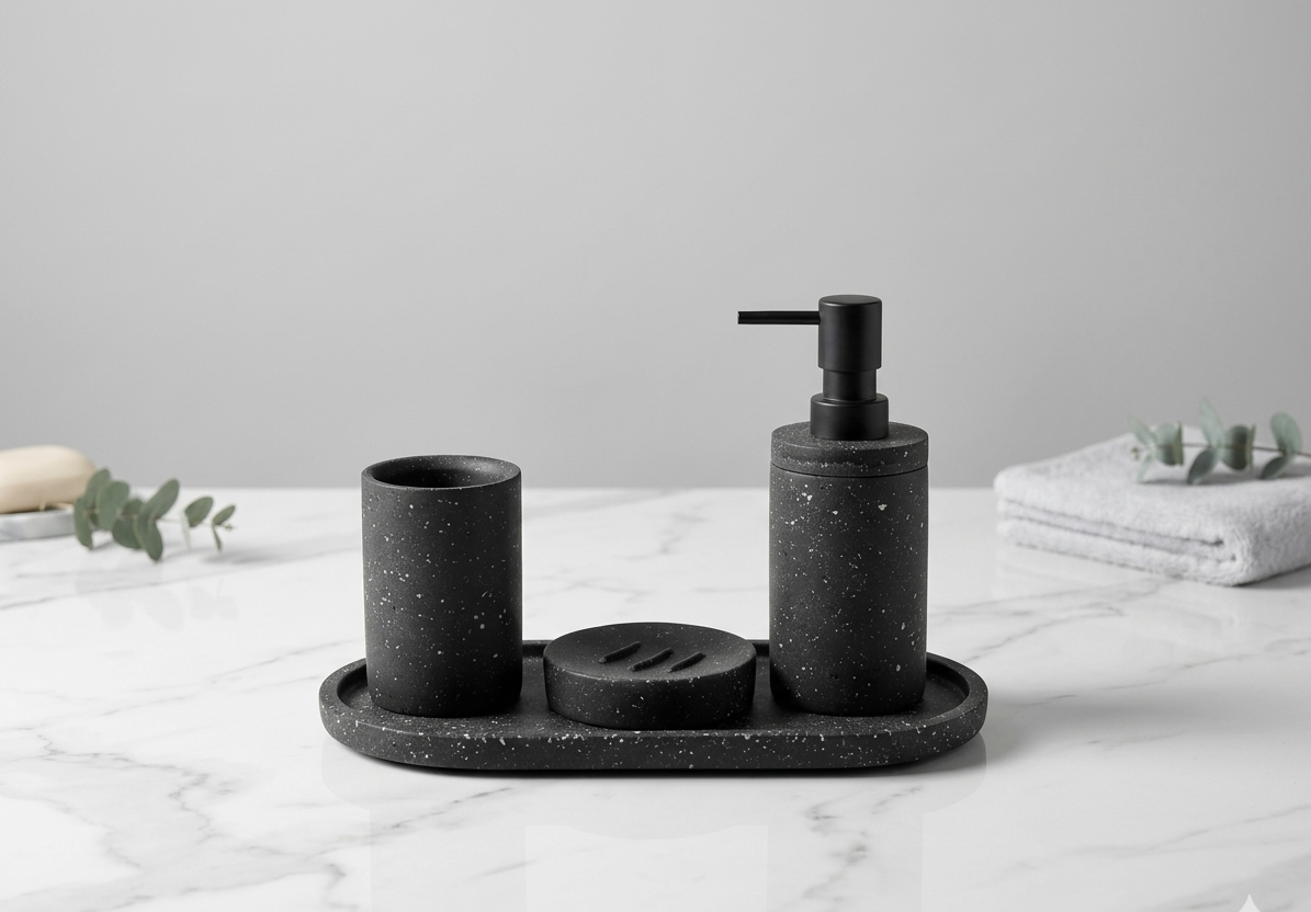 Terrazzo Bathroom Set