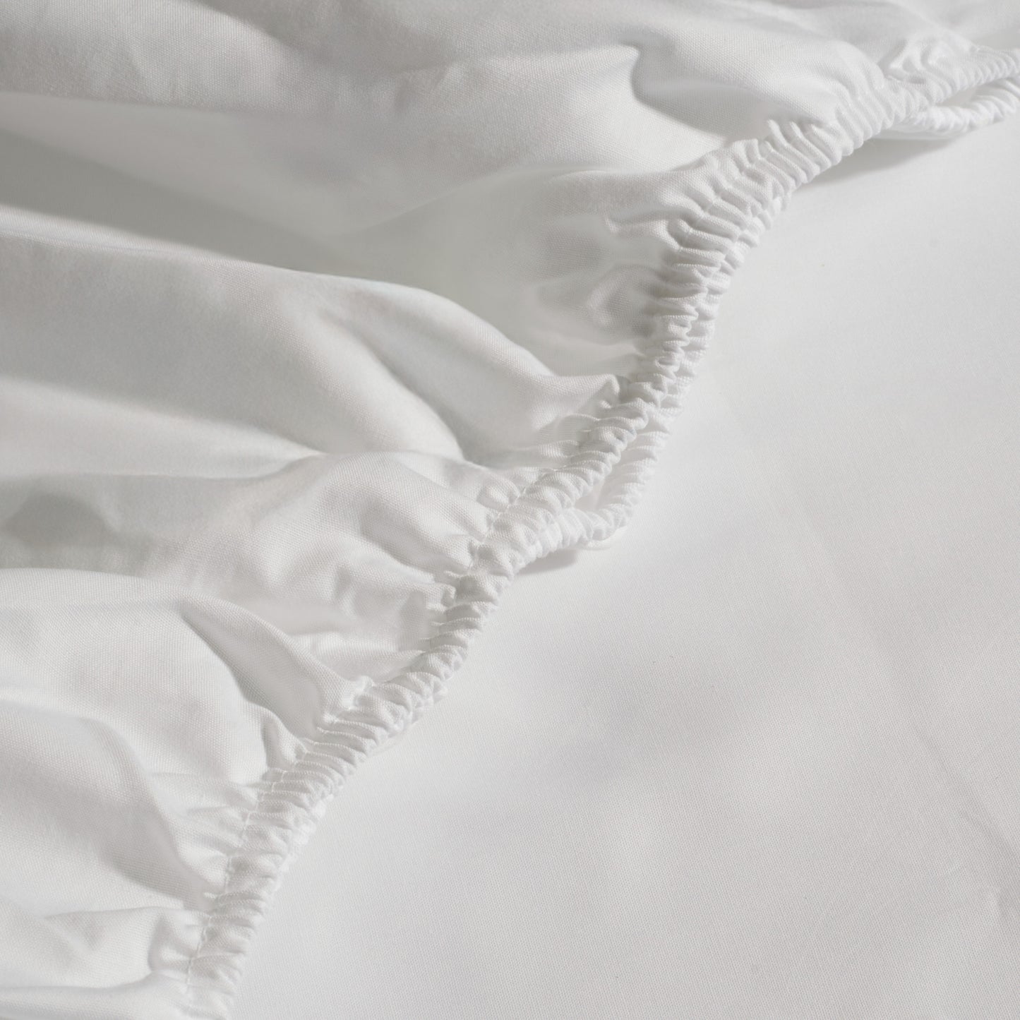 White Plain Fitted Sheet 300 TC